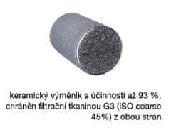 Soler&Palau Rekuperační jednotka RESPIRO 100 N, energetická úspora, velmi tichý chod, 3 rychlosti, průtok vzduchu 15/22,5/30 m³/h, dálkový ovladač, snadná instalace i údržba