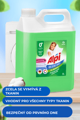 GRASS Alpi Color gel - gelový koncentrát na barevné prádlo, 5 kg