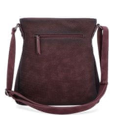 INDEE vínová kabelka crossbody 6317 BO