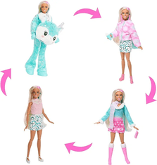 Mattel Cutie Reveal adventní kalendář s panenkou HJX76))