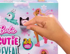 Mattel Cutie Reveal adventní kalendář s panenkou HJX76))