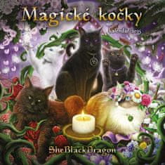 SheBlackDragon: Kalendář 2025 Magické kočky - nástěnný