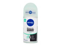 Nivea 50ml black & white invisible fresh 72h, antiperspirant