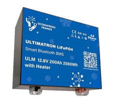 Ultimatron France | ULTIMATRON ULM-12-200H 12,8V 200Ah s vyhříváním SMART BMS