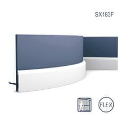 ORAC Ohebné lemovací lišty Orac Decor AXXENT SX183F styl moderna 2 m