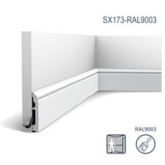 ORAC Podlahové lišty Orac Decor AXXENT SX173-RAL9003-box 1 karton s 20 ozdobnými lištami 40 m