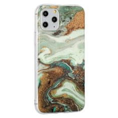 FORCELL Pouzdro na mobil Marble Glitter pro Xiaomi Redmi 9