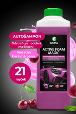 Active foam MAGIC Autošampon koncentrát 1l (Vydatná barevná pěna)