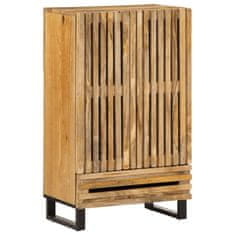 shumee vidaXL Highboard 60 x 34 x 100 cm masivní hrubé mangovníkové dřevo