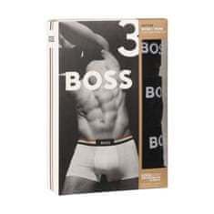 BOSS 3PACK pánské boxerky černé (50516542 001) - velikost XXL