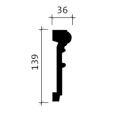 Profhome Decor Nástěnné lemovací lišty Profhome 151350 1 karton s 8 ozdobnými lištami 16 m