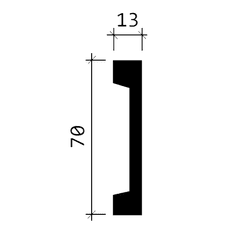 Profhome Decor Nástěnné lemovací lišty Profhome 151363 1 karton s 12 ozdobnými lištami 24 m