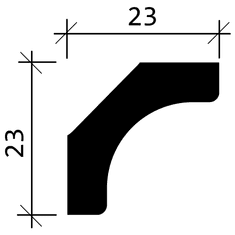 Profhome Decor Stropní římsa Profhome 650154 styl moderna 2 m