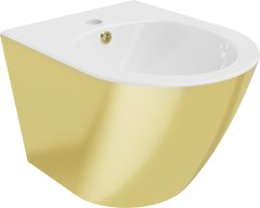 Mexen Mexen Lena závěsný bidet, bílá/zlatá - 35224806 - MEXEN