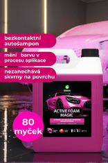 GRASS Active foam MAGIC Autošampon koncentrát 5l (Vydatná barevná pěna)