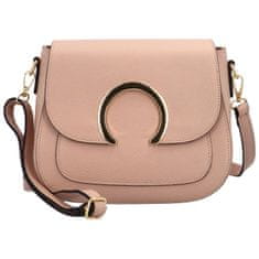 Delami Vera Pelle Módní dámská kožená crossbody Albina, starorůžová