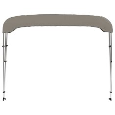 Vidaxl Bimini stříška se 3 oblouky šedá 183x140x137 cm