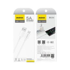 DUDAO L4SM USB-A/Micro USB kabel, 2A - 1m - Bílá KP32935