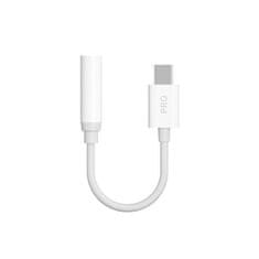 DUDAO audio adaptér z USB Type-C na 3,5mm Mini Jack - Bílá KP32933