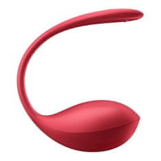 Satisfyer Satisfyer Shiny Petal APP (Red), vibrační vaginální vajíčko