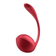 Satisfyer Satisfyer Shiny Petal APP (Red), vibrační vaginální vajíčko