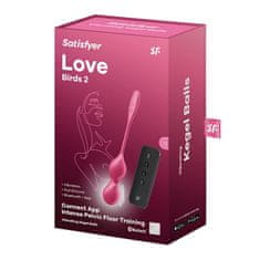 Satisfyer Satisfyer Love Birds 2 APP (Red), vibrační vaginální kuličky