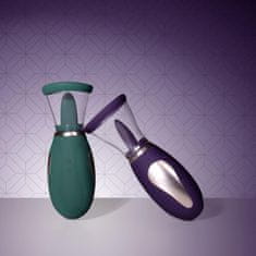 Shots Toys Enhance Rechargeable Vulva and Breast Pump Green Stimulátor vulvy, klitorisu a bradavek