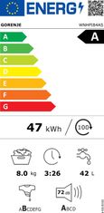 Gorenje Pračka s předním plněním WNHPI84AS