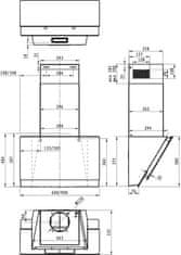 Gorenje Komínový odsavač par WHI649EXGW