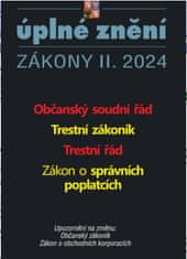 Aktualizace II/4 2024 Občanský soudní řád - Trestní zákoník, Trestní řád