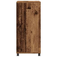 Vidaxl Skříňka na kolečkách old wood 55 x 40 x 91 cm kompozitní dřevo