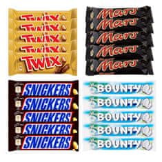 Mars Mars Mars, Snickers, Twix, Bounty 4x5ks