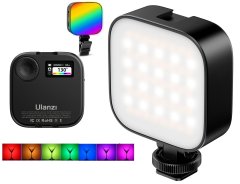 ULANZI LED lampa Ulanzi U60 RGB na Magens Klip 1/4'' ISO pro Telefon Fotoaparát Kamera