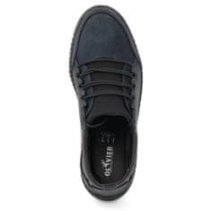 Pánská kožená obuv 287KZ navy blue velikost 46