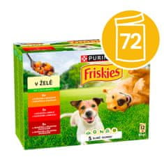 Friskies ADULT multipack 72 x 85 g lahodný výběr v želé