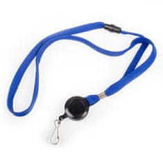 Opus Šňůrka s navíjecím s navíjecím lanem zakončeným karabinou - O.Lanyard Reel 1 MODRÁ