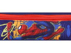 sarcia.eu MARVEL SpiderMan tmavomodrý penál, tuba, 3 komory na zip, 21x6x7cm 