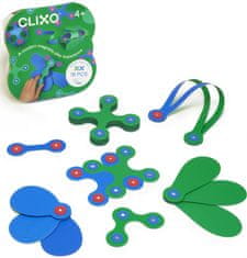 CLIXO Itsy Green & Blue - magnetická stavebnice 18 kusů