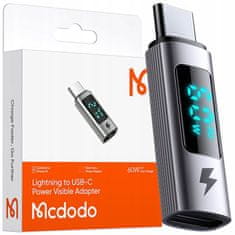 Mcdodo Mcdodo Adaptér Usb-C Usb Typ C Na Lightning Iphone 60W Metr