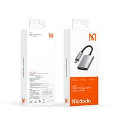 Mcdodo Mcdodo Adaptér 2X Usb-C Adaptér Usb Typ C Kabel K Samsung Apple S Dac