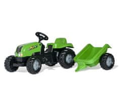 shumee Rolly Toys 012169 Traktor Rolly Kid s přívěsem zelený