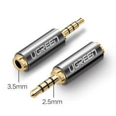 Ugreen Audio adaptér Jack 2,5mm (samec) na Jack 3,5mm (samice) - Černá KP32962