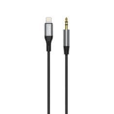 DUDAO Audio kabel Lightning - Mini Jack 3,5mm - 1m - Šedá KP32931