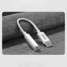 Joyroom adaptér 3,5mm Mini Jack (samice) - USB Type-C (samec) - Bílá KP32932