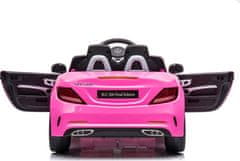 MILLY MALLY Elektrické autíčko Milly Mally Mercedes-Benz SLC Pink