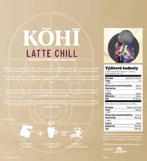 Superionherbs KOHI-LATTE - Instantní káva, 20 sáčku x 3g (100% Arabica)