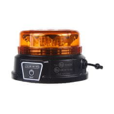 Stualarm AKU LED maják, 12x3W oranžový, magnet, ECE R10, R65 (wlbat185)