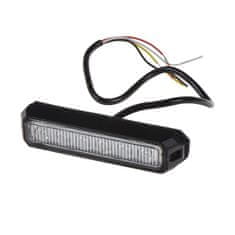 Stualarm PREDATOR 6x3W LED, 12-24V, oranžový, ECE R65 (kf006E3W)