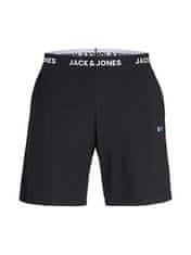 Jack&Jones Pánské pyžamo JACOSCAR Standard Fit 12258219 Black/Shorts (Velikost L)