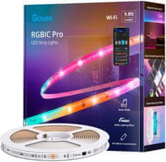 Govee WiFi RGBIC Smart PRO LED pásek 3m - extra odolný